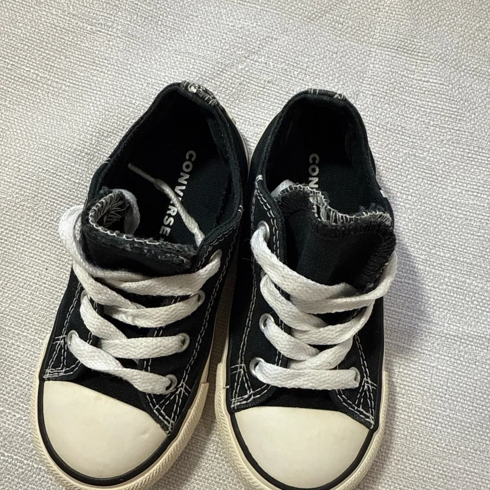 Converse Black and White Kids Sneakers